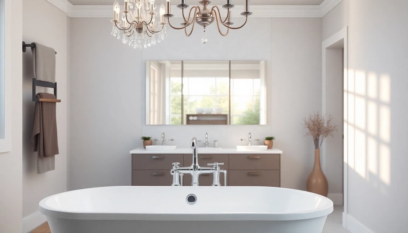 Transforming a space through bathroom reconstruction with modern fixtures and elegant design.