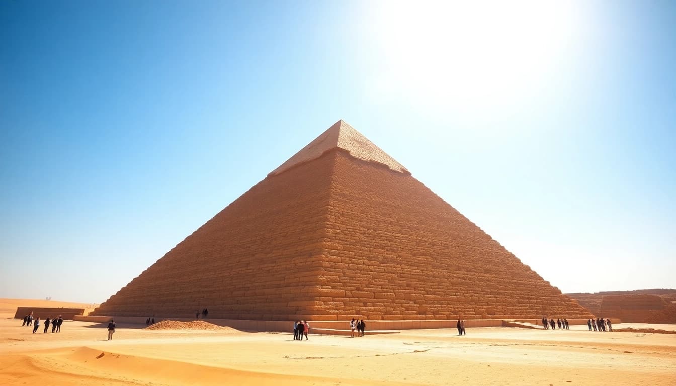 Capture of piraminds showcasing their grandeur and historical significance.