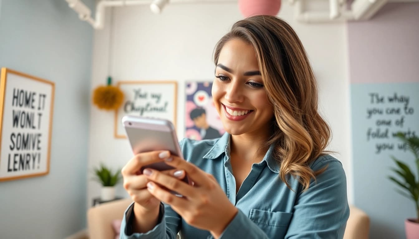 インスタ いいね 購入の魅力を伝える魅力的なインフルエンサーのシーン。