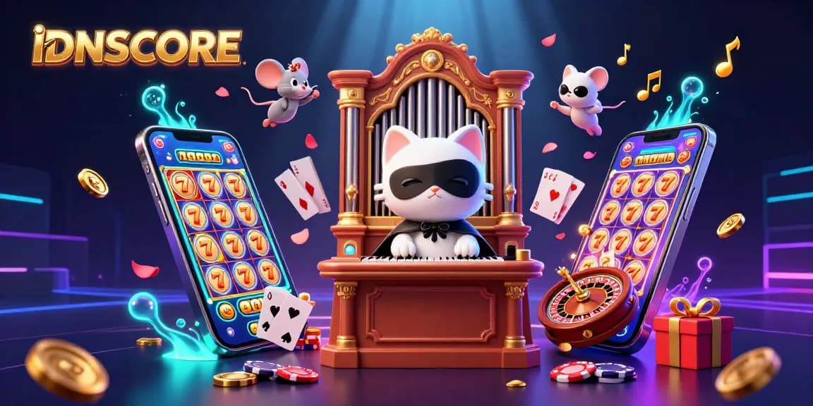 IDNSCORE brings immersive casino excitement with vibrant slot games and unique characters.