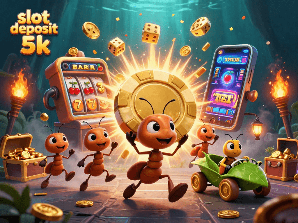 Engage with slot deposit 5k as ants execute a daring heist for a giant poker chip.