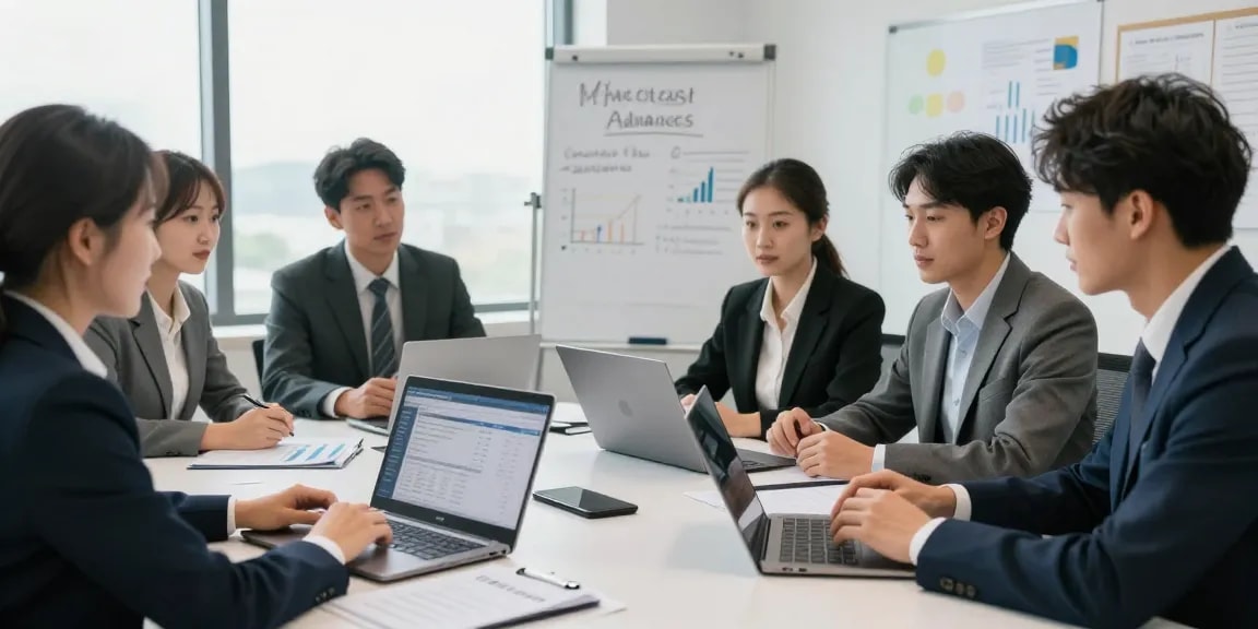 Best merchant cash advance uk no credit check meeting scene with professionals discussing financial strategies.
