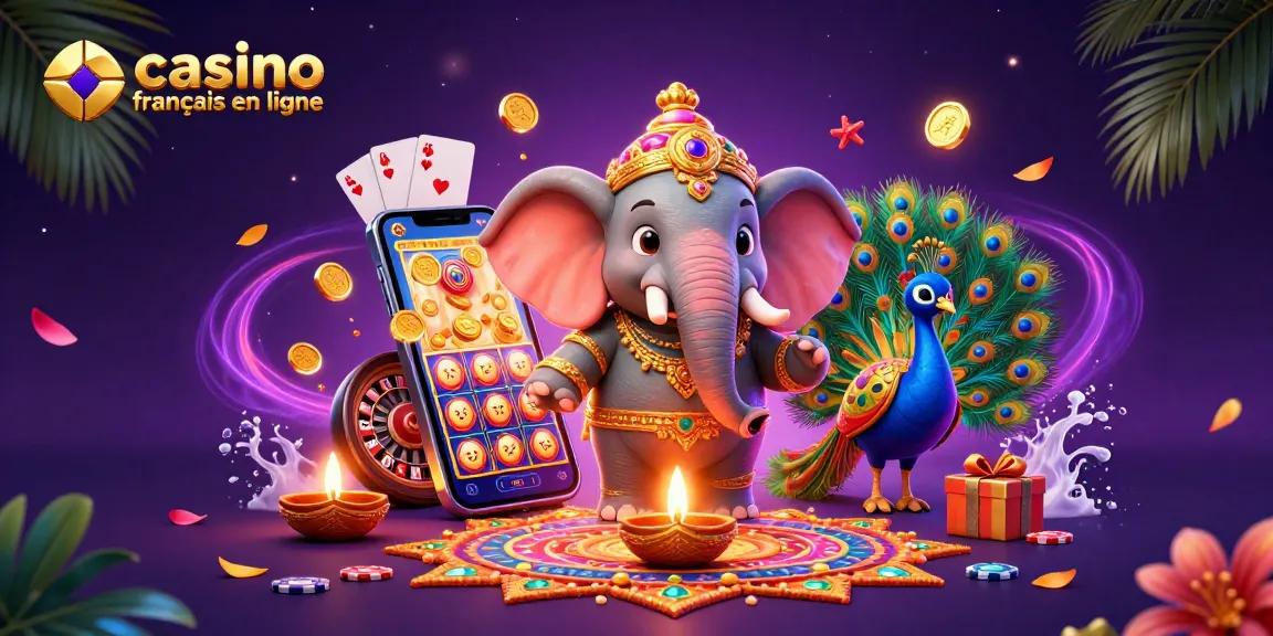Jouez au casino français en ligne avec des machines à sous, des cartes et une ambiance festive.