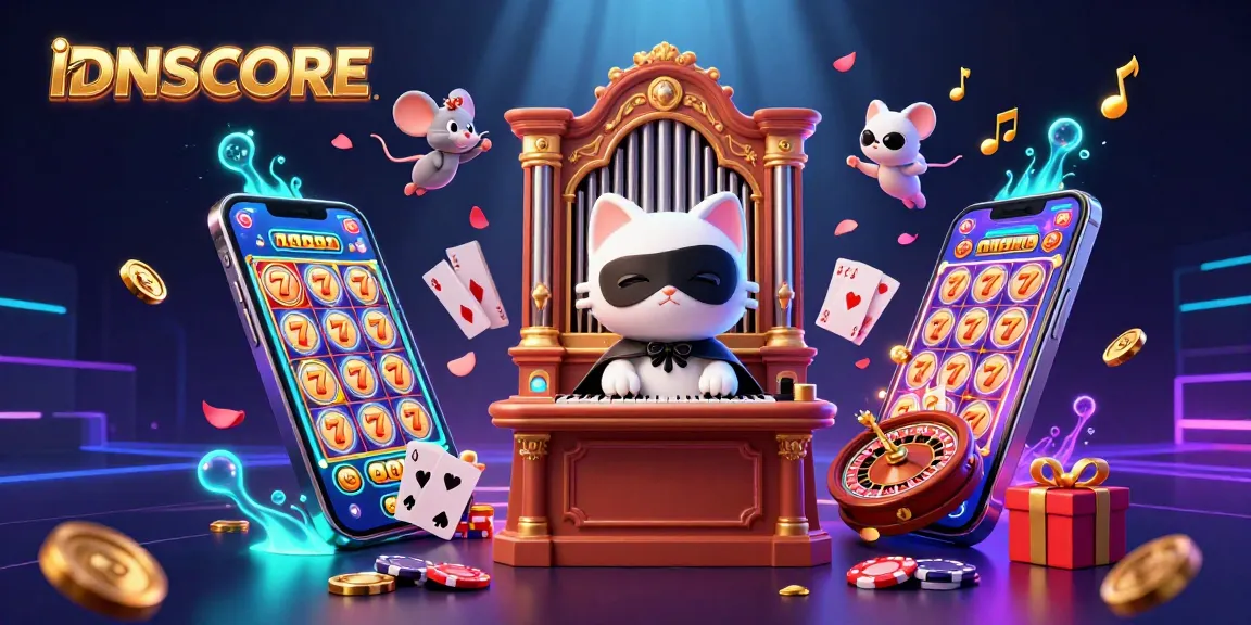 IDNSCORE brings immersive casino excitement with vibrant slot games and unique characters.