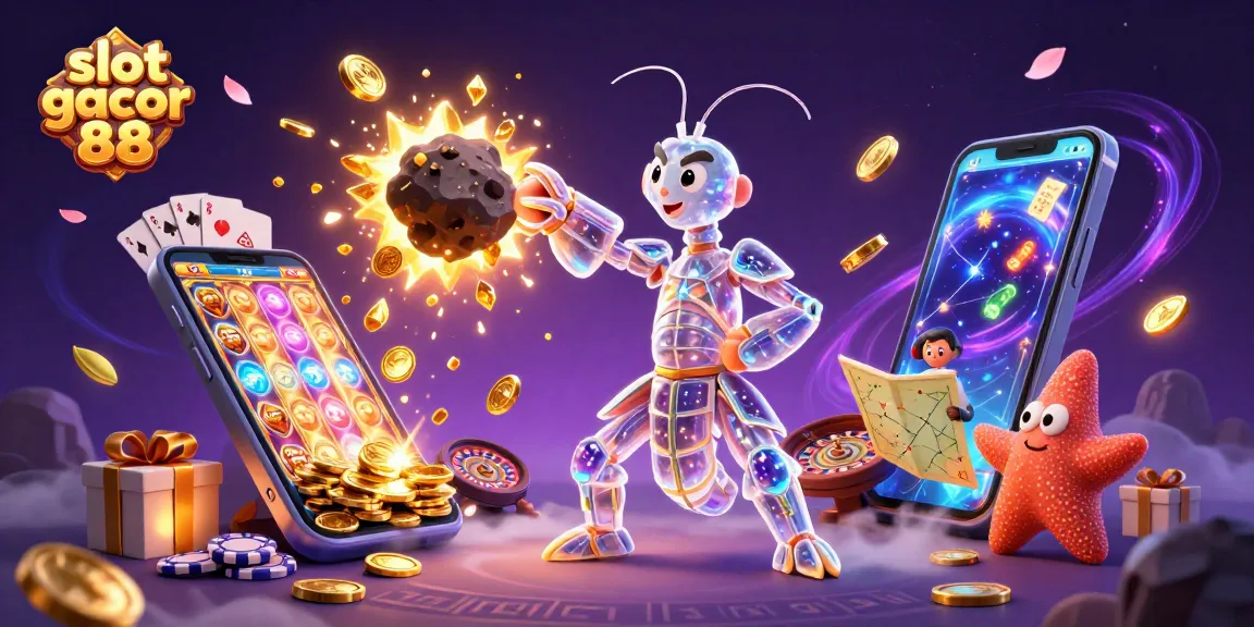 Engage in thrilling play with slot gacor 88 as the galactic samurai battles for golden coins amid dynamic game elements.