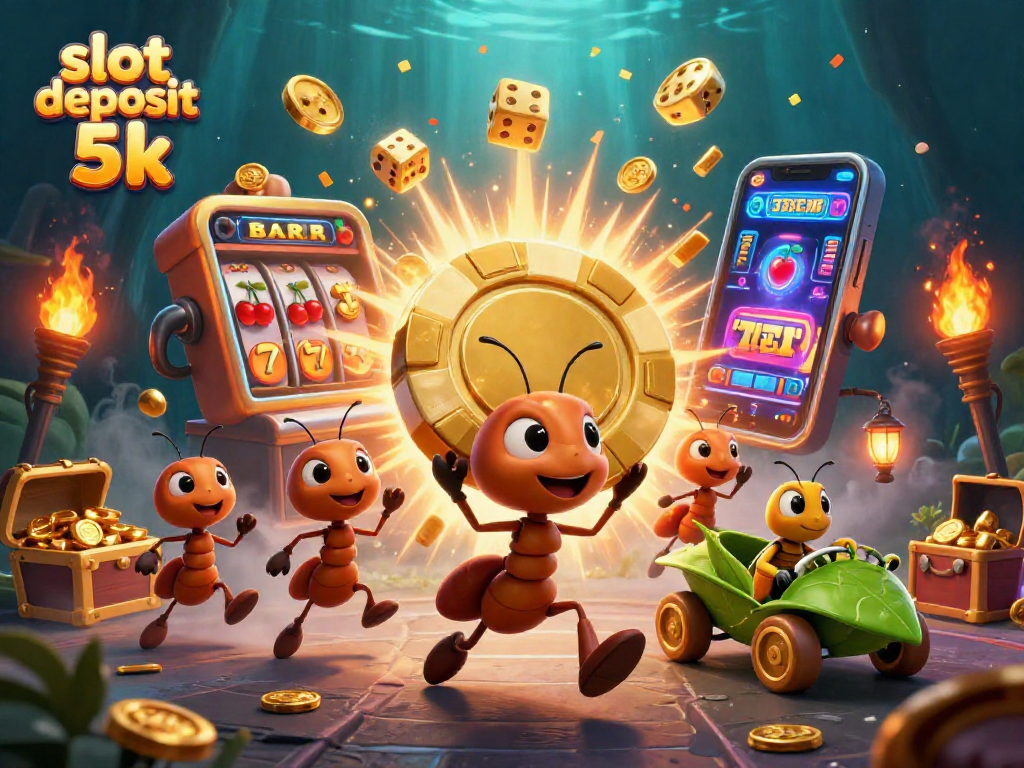 Engage with slot deposit 5k as ants execute a daring heist for a giant poker chip.
