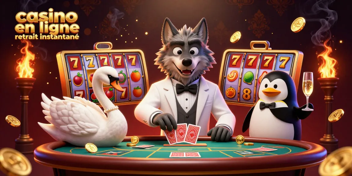 Profitez des retraits instantanés avec le casino en ligne retrait instantané mettant en avant des jeux animés.