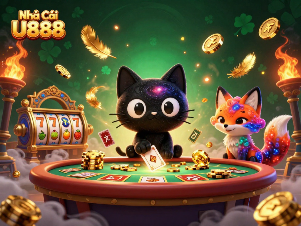 Experience thrilling moments at Nhà Cái U888 with dynamic casino elements and vibrant characters.