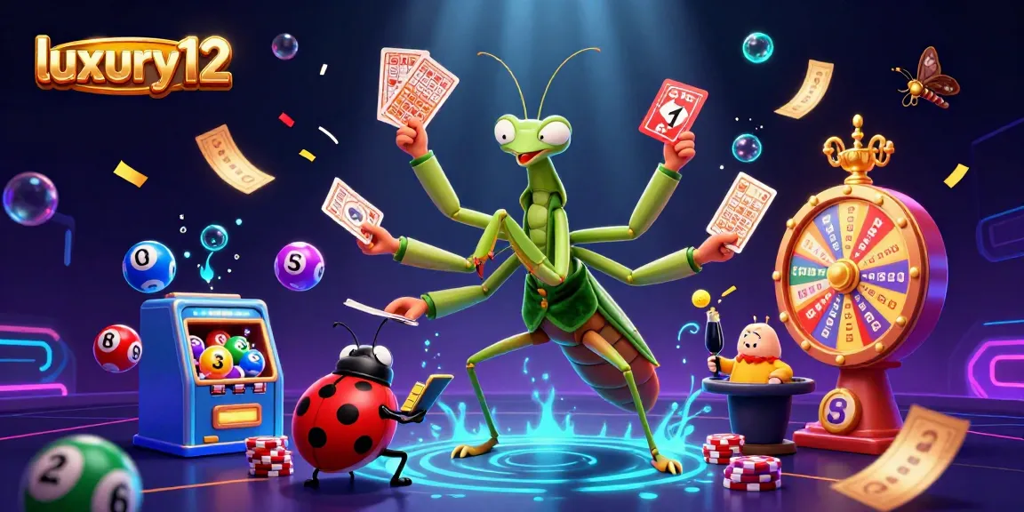 Engage with luxury12's vibrant gaming experience, showcasing lottery excitement and interactive elements.