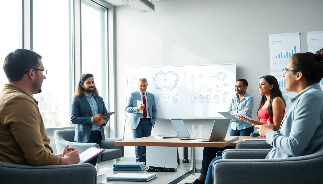 Engaging session showcasing business coaching near me in a modern setting.