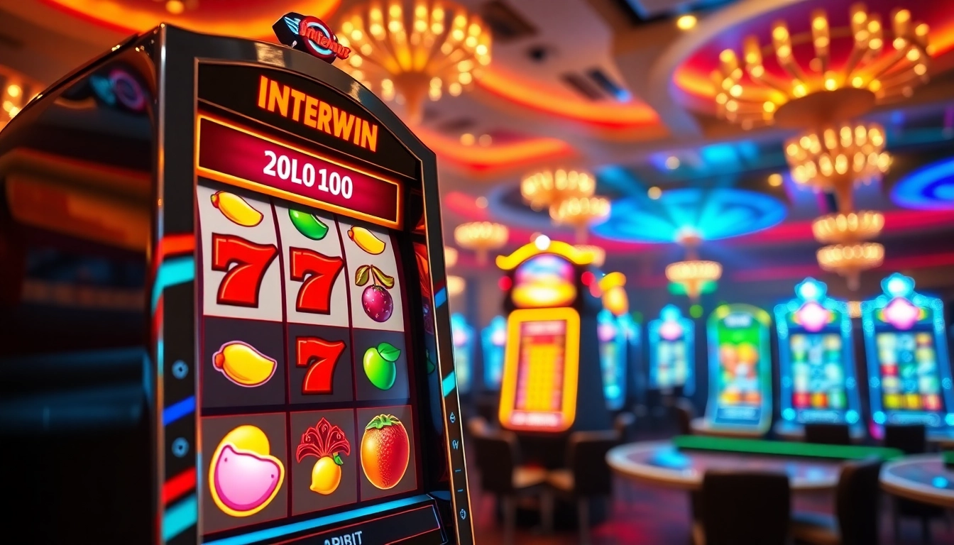 Mainkan interwin slot dengan suasana kasino yang cerah dan penuh energi.