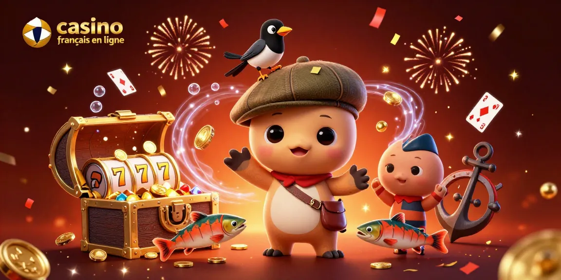 Jouez dans le meilleur casino français en ligne avec des animations colorées et une ambiance festive.