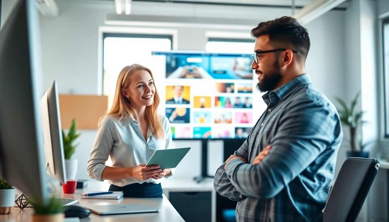 Creating custom web design edmonton solutions in a collaborative professional setting.