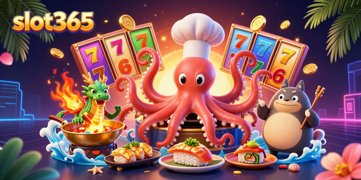Catch thrilling jackpots with slot365 as the octopus chef creates golden dishes.