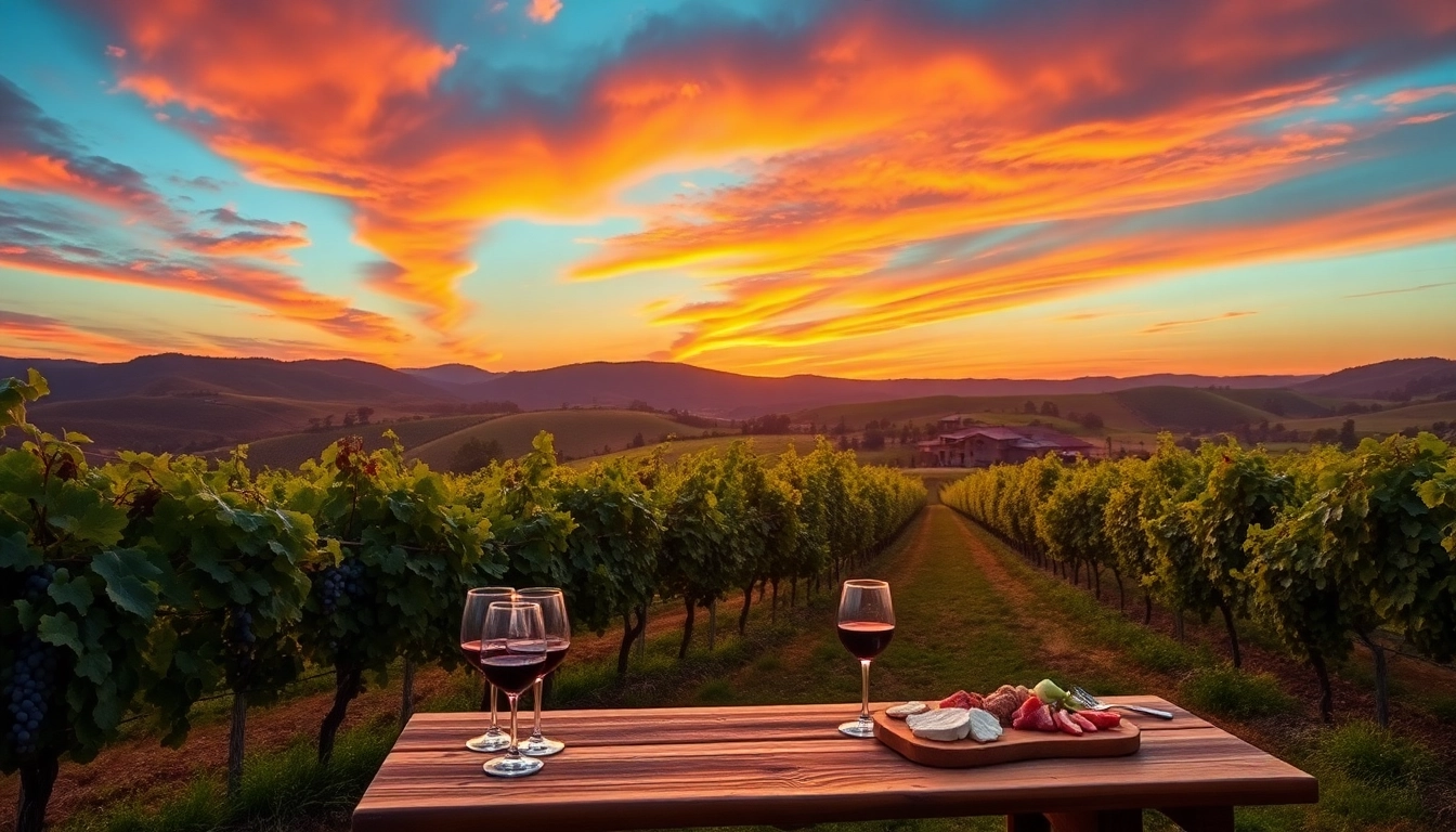 Discovering the best california wineries with stunning vineyard views at sunset.