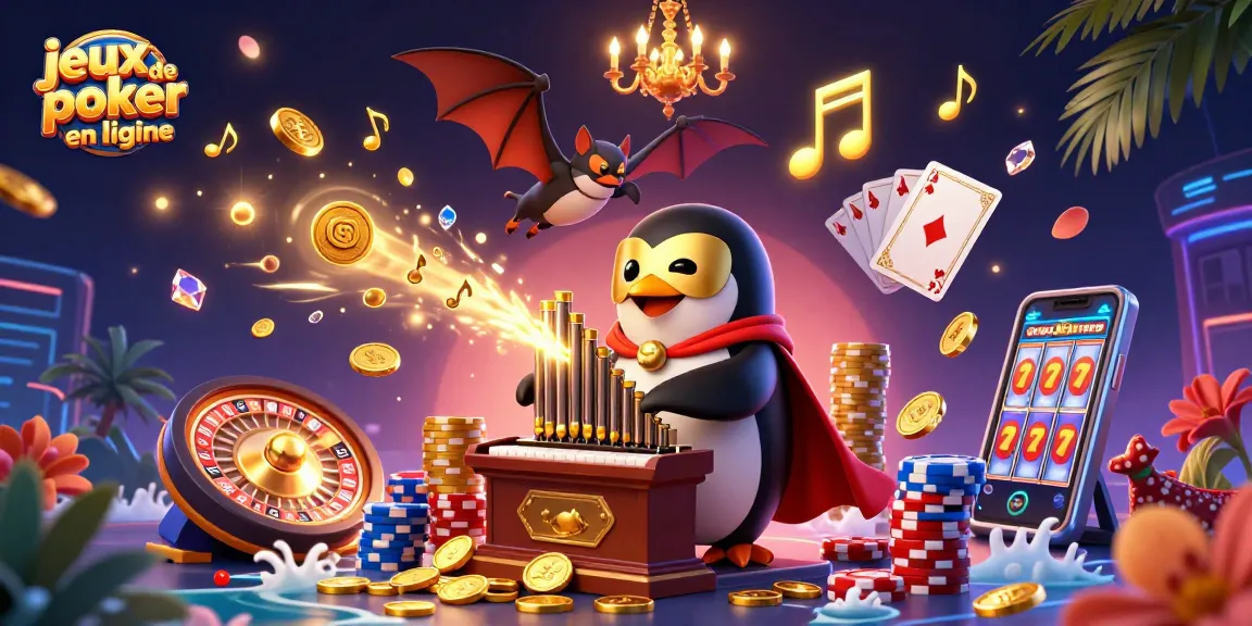 Jouez aux jeux de poker en ligne avec des personnages captivants dans un univers dynamique.