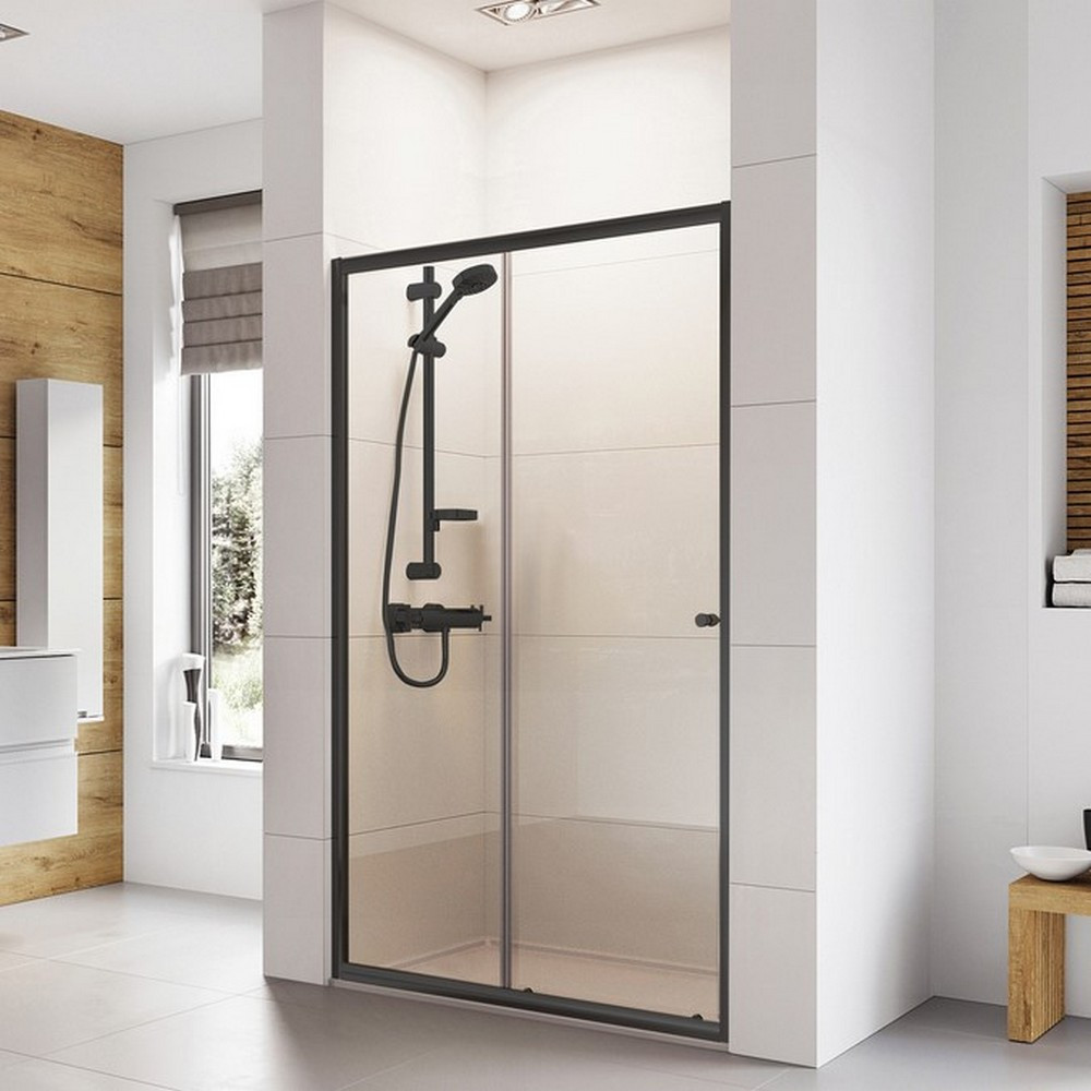 Enhance Your Bathroom’s Appeal with a Black Shower Sliding Door