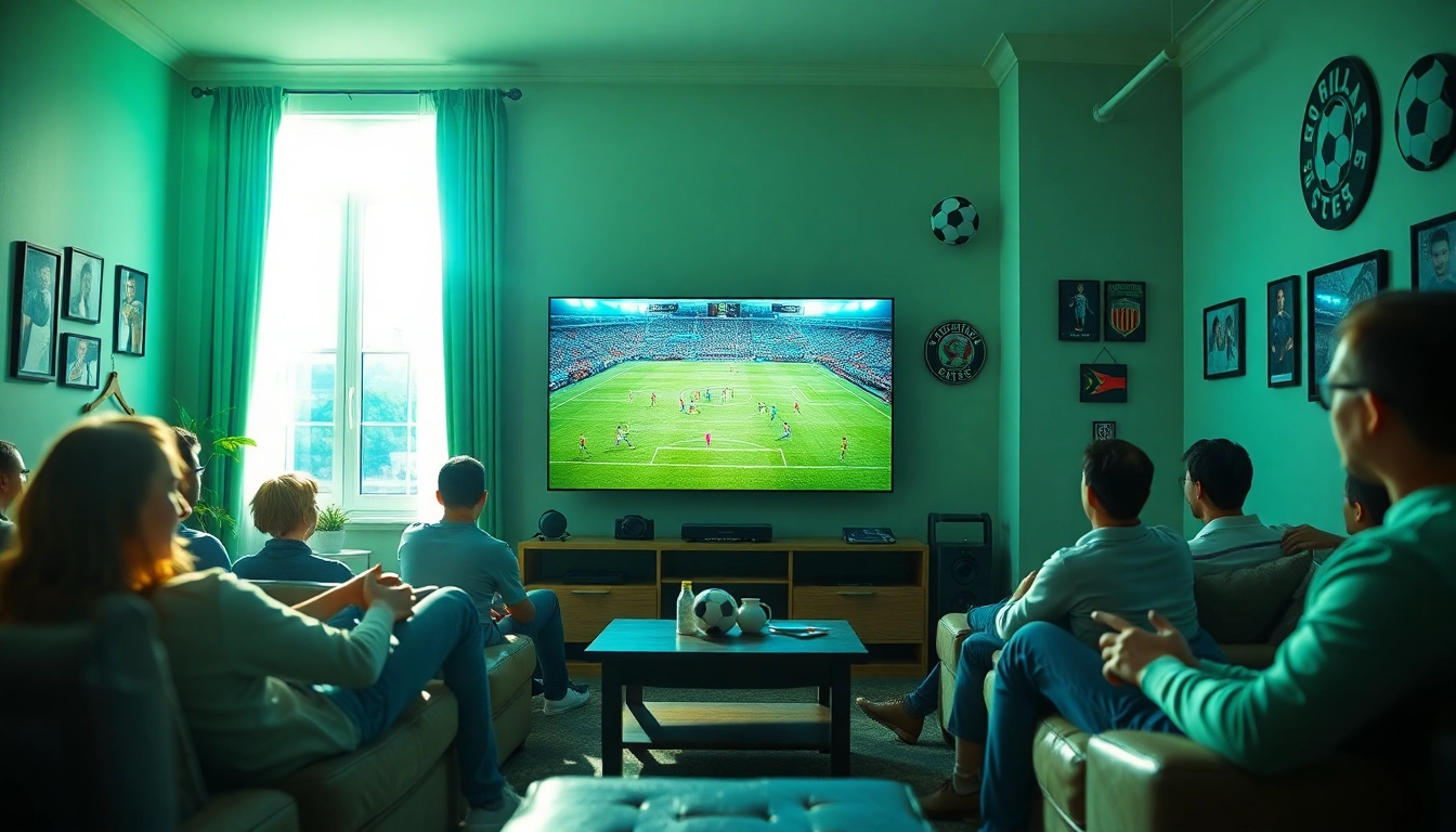 Nikmati pengalaman bolakami streaming dalam suasana menonton pertandingan sepak bola yang menggembirakan.