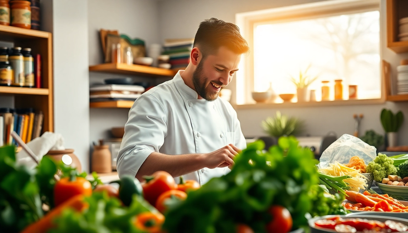 Culinary inspiration highlighting dish facts through vibrant fresh ingredients.