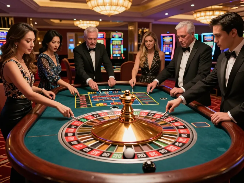 Experience thrilling gameplay at ORMASTOTO roulette table with players eagerly betting