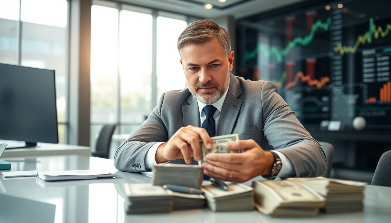 Mengelola slot deposit 10000 dalam transaksi keuangan di kantor yang modern.