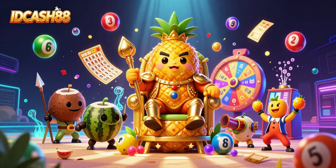 Experience the thrills of IDCASH88 with an exciting beach casino scene featuring vibrant characters and dynamic game elements!
