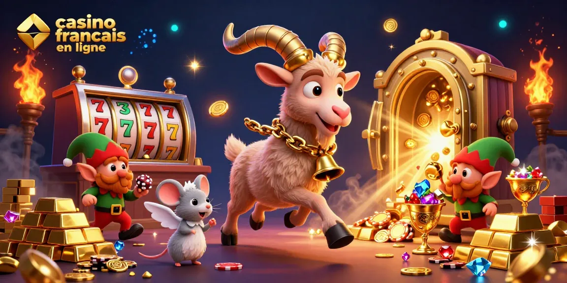Découvrez les jeux passionnants du casino français en ligne avec des personnages animés et des éléments brillants.