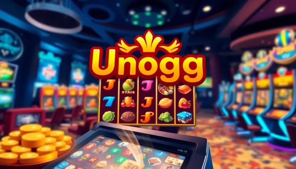 Rasakan sensasi Unogg slot game yang penuh warna dan animasi menarik di kasino.