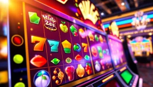 Main interface of the Unogg slot game featuring colorful graphics and casino atmosphere.