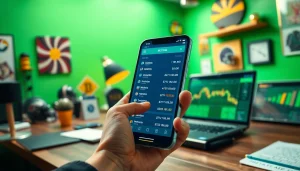 Showcasing best sports betting sites in India with vibrant app interface on smartphone.