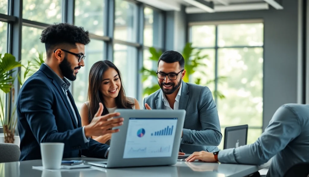 Empower your business with Quickplus Business Consultants at a modern workspace.