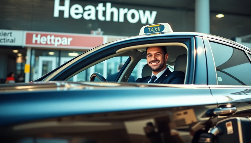 Book a reliable taxi Nottingham to Heathrow airport with an experienced driver welcoming passengers.