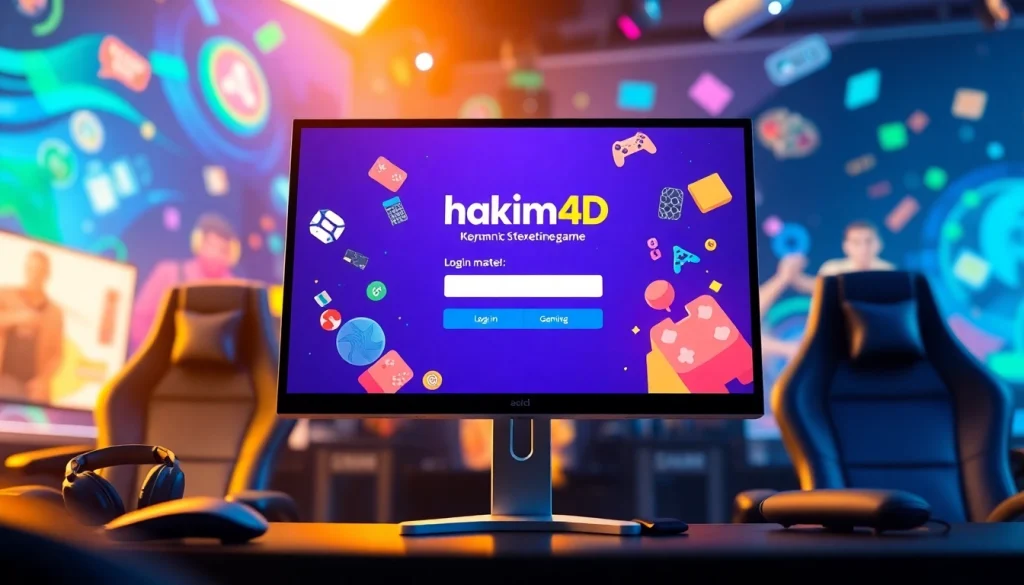 Masuk ke permainan hakim4d login game dengan antarmuka yang menarik dan modern.