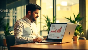 신용카드 현금화 정보와 방법을 설명하는 재무 고문 이미지