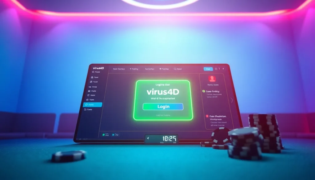 Masuk ke virus4d login slot dengan antarmuka modern dan menarik.