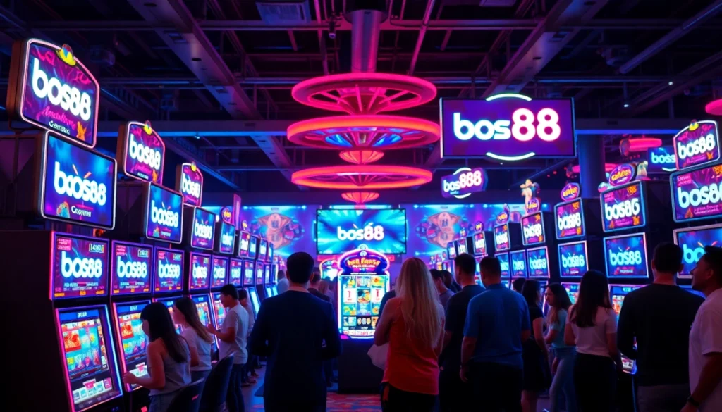 Momen seru bermain bos88 di kasino online dengan pemain yang antusias.