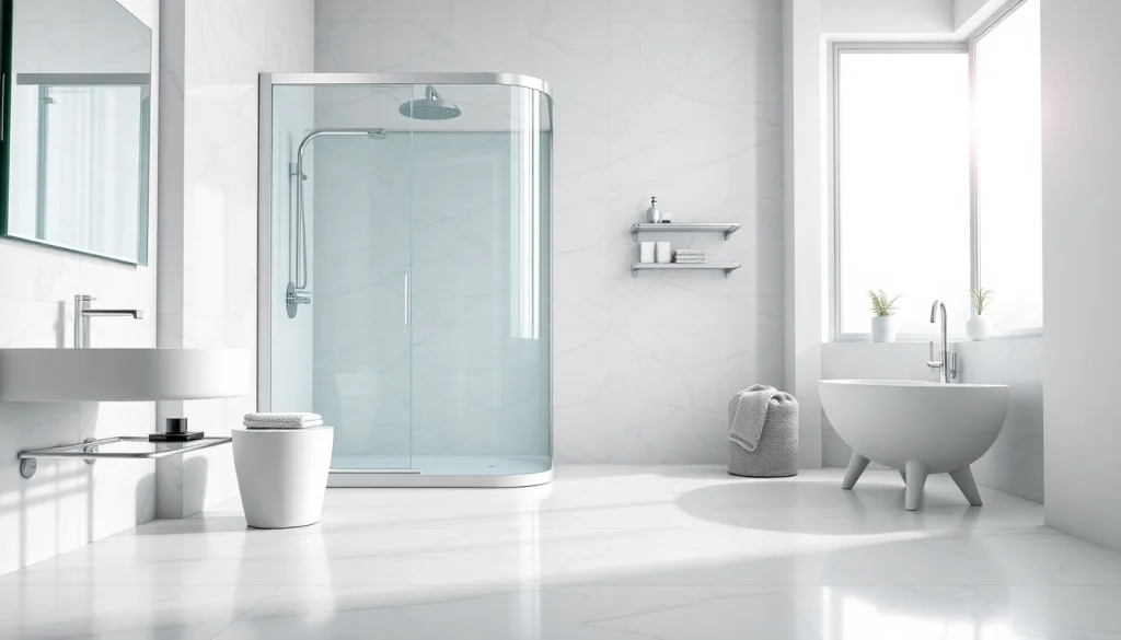 Erleben Sie hochwertige Badprodukte von sonni sanitär GmbH in einem eleganten Badezimmer.