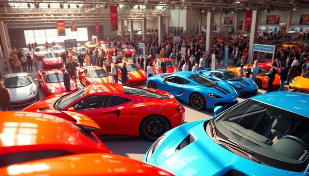 Explore innovative designs at the Auto Cars Show featuring dazzling new vehicles.