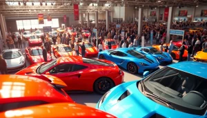 Explore innovative designs at the Auto Cars Show featuring dazzling new vehicles.