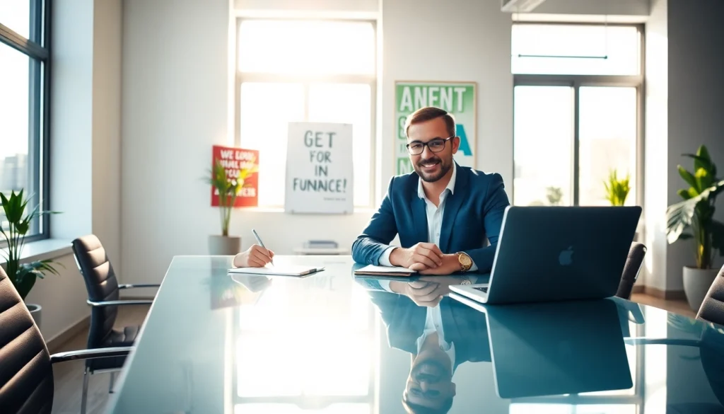 Engaging session with a business coach los Angeles in a modern office setting.