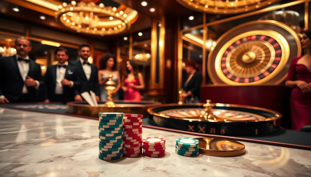 Experience thrilling baccarat action at XX88 casino with professional gamblers and a luxurious setup.
