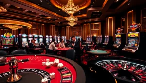 Experience the thrill of winning at RR88 with vibrant casino games, including roulette and poker.