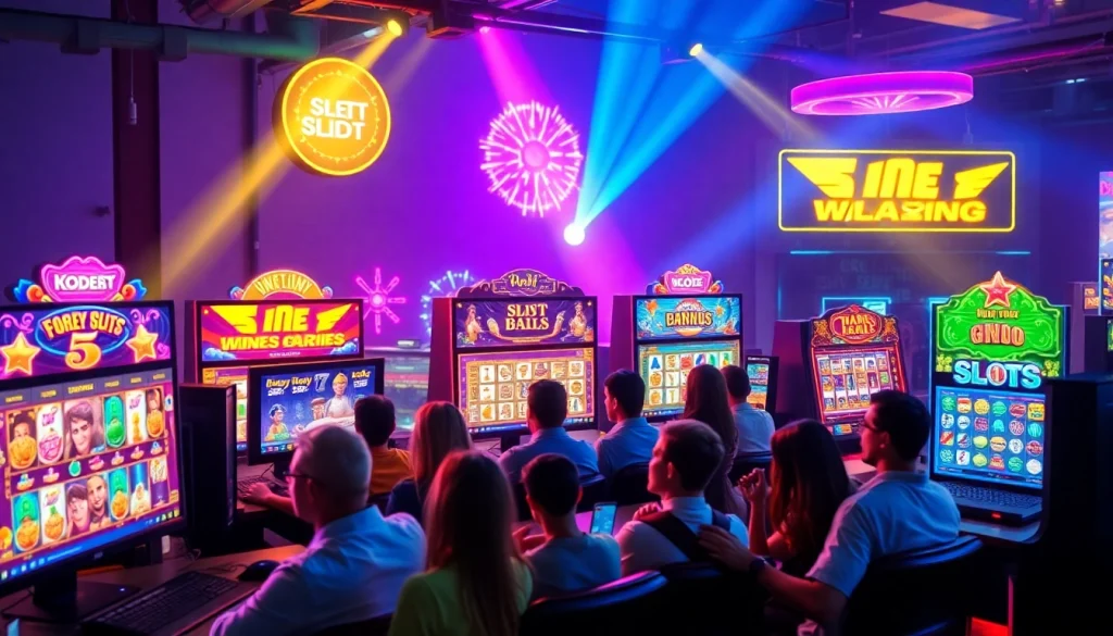 Kode4d online gaming platform showcasing vibrant slot game excitement.