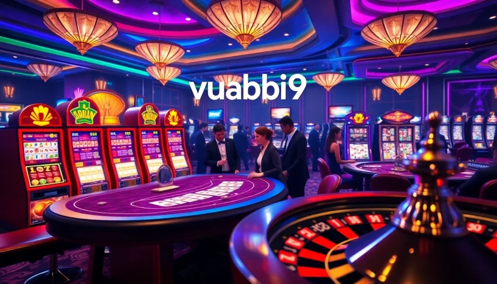Experience excitement at vuabai9 with vibrant casino tables and engaging gameplay.