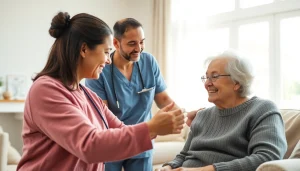 Senior caregivers austin tx provide compassionate support to elderly clients in a warm home environment.