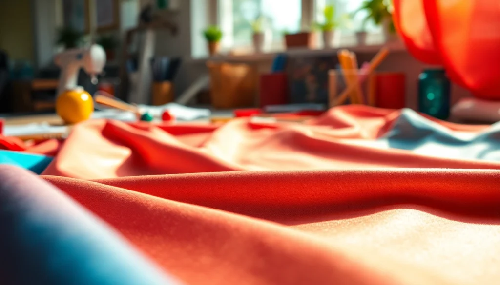 Kunst leer stof met unieke texturen en kleuren in een creatieve werkruimte zichtbaar.