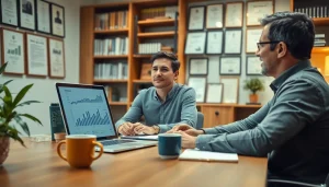 신용카드 현금화에 관한 상담을 진행하는 전문적인 설정의 모습