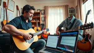 Join the journey to learn guitar with https://guitarlessons.co.uk in a welcoming home studio.