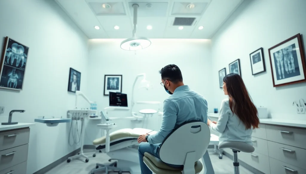 dental implant malaysia price consultation in a modern clinic with advanced dental equipment