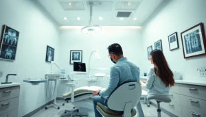 dental implant malaysia price consultation in a modern clinic with advanced dental equipment